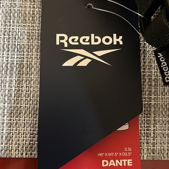 Black Reebok Crossbody Purse With Rainbow Zipper - Picture 5 of 8